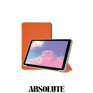 Alldocube Smile 1用タブレットケース8インチ、折りたたみ式スタンド付きPU + TPUレザー保護ケース、8インチタブレットケース(オレンジ)