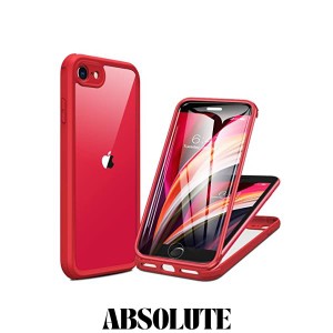 Miracase iPhone SE 第3世代 用 ケース SE3 SE2 第2世代 iPhone 8用スマホケース iPhonese カバー 4.7インチ 9H強化両面ガラス フルカバ