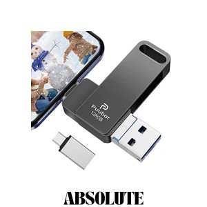 USBメモリー 4in1 USBフラッシュドライブ USBフラッシュメモリー IOS Android PC USB 両面挿し USBメモリ 高速データ転送 容量不足解消 