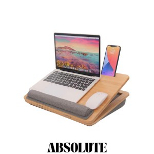 OIWAI 膝上テーブル ノートパソコンデスク 角度/高さ調節可能 マウスバッドなしで使用便利 クッションテーブル ノートパソコン用ラップデ