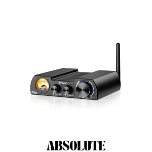 AIYIMA A08 PRO TPA3255 パワーアンプ Bluetooth5.0 UV メーター付き 300W+300W HiFi クラス D ステレオ デジタルオーディオアンプ パッ