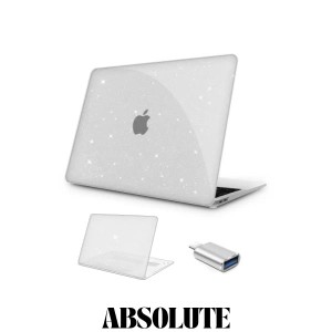 【M1 チップモデル 用 キラキラ星 人気特別版】 NPUOLS MacBook Air 13 インチ ケース カバー 2021 2020 2019 2018モデル かわいい 薄型 