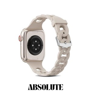 コンパチブル アップルウォッチ Apple Watch バンド 38mm 40mm 41mm プリストバンドサークルチェーンデザインiWatch 9 8 SE 7 6 5 4 3 2 