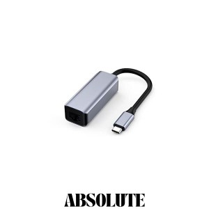 USB-C to RJ45アダプター タイプc LAN 変換アダプター 有線LANアダプター Type c変換アダプター 10/100/1000Mbps高速通信 USB C LAN アダ