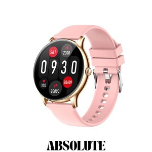 スマートウォッチ 通話機能付き Bluetooth通話 レディース 丸型 メンズ 活動量計 歩数計 腕時計 健康管理 小型 人気 lady風 smart watch 