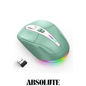 2023年 マウス bluetooth 充電式 FMOUSE 静音マウス ワイヤレス マウス 無線 ７色呼吸ライト ミュート機能 デスクトップ戻る機能 4DPIモ