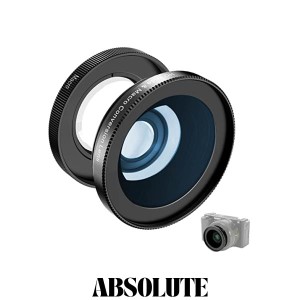 2イン1 18mm HD 広角/10倍マクロレンズ Sony ZV-1F Sony APSC ZV-E10 A5000/6000シリーズカメラに対応