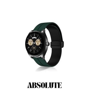 ReHowy バンド Huawei Watch GT4 46mm/ASUS VivoWatch 5/HUAWEI WATCH Ultimate/Huawei Watch Buds/Amazfit Bip 5 対応 シリコン製 弾力