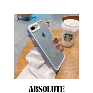 iPhone 8 ケース かわいい おしゃれ 韓国 クリア ハード サイドケース iPhonese ケース クリアケース iPhone7ケース 耐衝撃 iPhonese第3