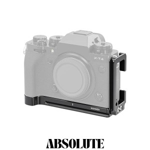 NEEWER X-T4 Lブラケット X-T4 カメラに対応 アルミ製伸縮サイドプレート＆ねじれ防止ベース Arca型クイックスイッチL プレート DJI RS 2