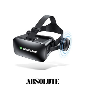 【2023業界新モデル】 VRヘッドセット VRグラス スマホ用VRゴーグル 焦点距離＆瞳孔間距離調整可 非球面光学レンズ 1080P 着け心地よい V