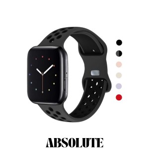 スポーツバンドコンパチブルApple Watch バンド49mm 45mm 44mm 42mm 41mm 40mm 38mm 女性男性用ソフトシリコン防水バンドコンパチブルiWa