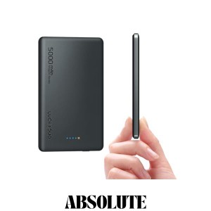 LUCKYDUO Magsafe 対応 モバイルバッテリー 軽量 8.6MM薄型 マグネット式ワイヤレス充電 5000mAh PD20W USB-c出力 モバイルバッテリー ワ