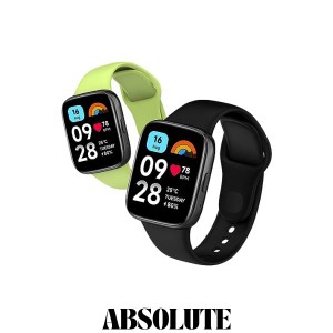 [RicYeel] シリコンバンド for Xiaomi Redmi Watch 3 Active バンド [2個セット] 交換用ストラップ スポーツバンド 交換ベルト 柔軟性 Xi