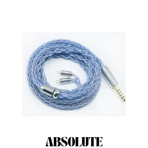 【JSHiFi-Magic】2pin4.4mmリケーブル 銀箔糸＆銅箔糸線材 2pinイヤホンアップグレードケーブル 4.4mmイヤフォン交換ケーブル (2pin4.4mm