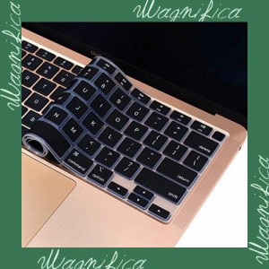 シリコーンキーボードカバースキン MacBook Air 13.3インチ A2337 M1用 2020年11月発売 Touch ID ＆ Retina Display USレイアウト 超薄型
