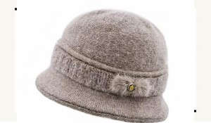 [HOMEFIT] おばあちゃん 帽子 婦人帽 シニア ニット帽 防寒 上品 暖かい ギフト プレゼント 誕生日 祖母 母 40代 50代 60代 70代 80代 90