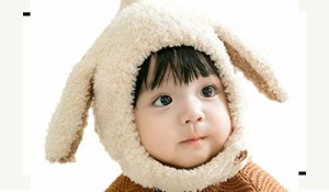 [SEIWARAKU] ニット帽 赤ちゃん 帽子 うさぎ 耳付き ベビー キッズ 子ども あったか 可愛い 冬 防風・防寒・保温 通園 ふわふわ うさぎ耳