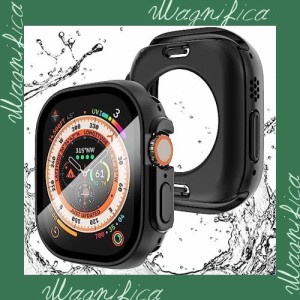 【2023強化版】AMAPC for Apple Watch ケース Apple Watch Ultra 2/Apple Watch Ultra 49mm 用 ケース 360度全面防水 バンド 水泳・スポ