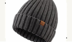 [Connectyle] 冬 ニット帽子 ビーニー メンズ ニットキャップ 伸縮性よい 防寒帽子 男女兼用 スノボ 登山 ヘザーグレー