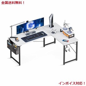 ODK l字デスク パソコンデスク ゲーミングデスク L字型 幅146cm×奥行120cm pcデスク デスク 机 収納袋付き コーナーデスク オフィスデス