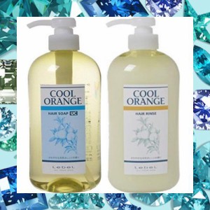 ルベル クールオレンジ ヘアソープUC シャンプー 600ml ＆ ヘアリンス 600ml セット Lebel COOL ORANGE ウルトラクールタイプ スキャルプ