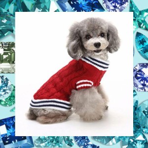(マルペット)MaruPet 誕生日 聖夜 秋冬 ペットウェア犬服猫服 おしゃれ ペットウェア ドッグウエア 小型犬用品 かわいい犬の服 ニットセ