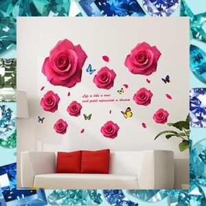 即納国産p1316 薔薇 クラシック モダン 壁紙 シール リフォーム 多用途 ウォールステッカー はがせる リメイクシート 壁材、壁紙
