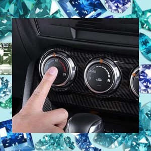 smartauto CX-3 CX3 DK系 デミオ DEMIO DJ系 パーツ カスタム アクセサリー マツダ インテリアパネル エアコンパネル （カーボン調）AMD1