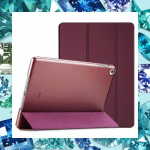 ProCase iPad Air 2(2014発売)ケース スマート 超スリム スタンド フォリオ保護ケース 半透明フロスト バックカバー 対応端末：Apple iPa