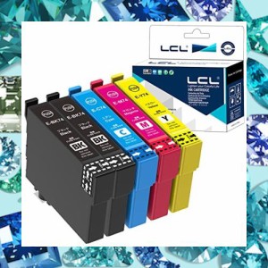 LCL EPSON用 エプソン用 IC4CL74 ICBK74 ICC74 ICM74 ICY74 （5パック 2ブラック シアン マゼンタ イエロー） 互換インクカートリッジ 残