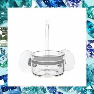 CO2拡散器 CO2 ディフューザー バブルカウント クリスタルディフューザー ビートル風 水槽 水草 アクアリウム 高透明度ガラス ガラス製 