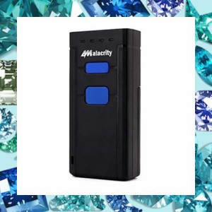 ALACRITY バーコードリーダ 手持ミニ 二次元/一次元 液晶読取対応 Bluetooth/2.4GHz無線/USB接続 パソコン/IOS/Androidに対応 店舗/オフ