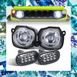 ジムニー JB64 ジムニーシエラ JB74 LED フロントグリル ウィンカー サイドウィンカー セットウィンカーポジション化 デイライト機能付 