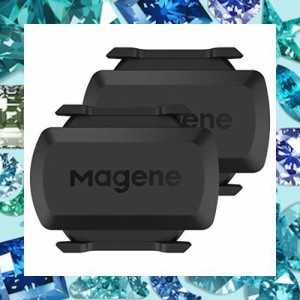 Mageneアウトドア/インドアスピード/サイクリング用ケイデンスセンサー、ワイヤレスBluetooth/Ant+ バイクロードバイクまたはスピニング