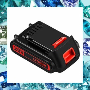 Enermall 互換 ブラックアンドデッカー バッテリー 18V 3.0Ah BL2018 ブラックアンドデッカー 18V バッテリーブラックアンドデッカー 20V