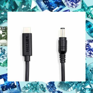 WITRN PDC003 USB-C PD トリガーケーブル 電源ケーブル DCプラグ 5.5mm/2.5 2.1mm 9V 12V 15V 20V (12V)