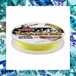 Ashconfish PEライン 釣り糸 X4 300m (0.4号 0.6号 0.8号 1号 1.2号 1.5号 2号 2.5号 3号 3.5号 4号 5号 6号 7号 8号 9号 10号) イエロー