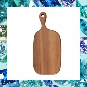 musowood 洋風まな板 木製まないた 取っ手付カッティングボード キッチン料理器具 パン果物盛り 36*16.5*2cm アカシア天然木無垢材製