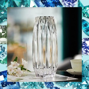 ガラスの花瓶 大 おしゃれ 透明 30cm 花器 フラワーベース 大きな花瓶 ガラスベース ガラスボトル アレンジ インテリア 水栽培 生け花 お