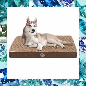 EMPSIGN 犬 ベッド 猫 ベッド ペットベッド オールシーズン 夏用 冬用 四季 通年 小屋・ケージ用 取り外せるカバー クッション 厚くする 
