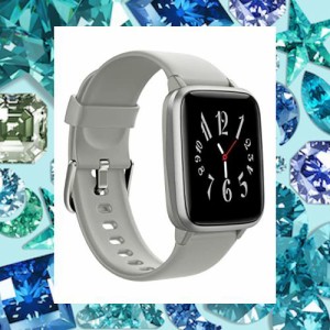 GanRiver スマートウォッチ 万歩計 腕時計型 レディース iphone アンドロイド対応 Smart Watch Women HD画面 長持ちバッテリー 多種類運