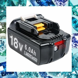 BOTKK互換マキタ 18V バッテリー 6.0ah BL1860B BL1830 BL1840 BL1850 BL1890 対応 マキタ 互？ 18Vバッテリー 6.0Ah 大容量 リチウムイ