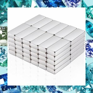 60個の磁石 超強力マグネット 10x4x2mm 小型長方形 ネオジム磁石 ネオジウム DIY建築科学ホワイトボード工具格納冷蔵庫用
