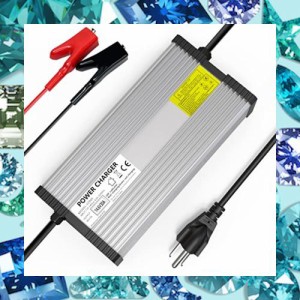 14.6V 30A リン酸鉄リチウムイオンバッテリー充電器 12V LIFEPO4 専用バッテリー充電器 急速充電 バッテリー活性化