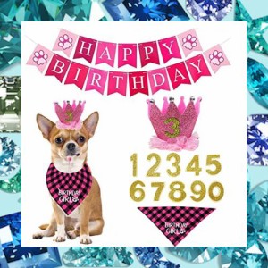 ペット 誕生日帽子 よだれかけ 飾り付け 犬猫 誕生日帽子バンダナ ペットグッズ おしゃれ 記念日 4点セット 青 ピンク プレゼント 王冠 