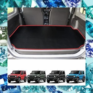 Temiry 新型ジムニー用 ラゲッジマット jb64W 防水 JB74W 専用 ラゲッジマット 撥水 荷台マット 汚れに強い 後部座席 ラゲッジマット 滑