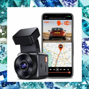 VANTRUE WiFi付き GPS搭載 ドライブレコーダー 音声コントロール 超小型 ドラレコ 1080P フルHD 200万画素 駐車監視 160°超広角 HDR画像