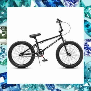 AVASTA Bacchus BMX自転車 20インチ フリースタイルBMXバイク スチール製 子供/初心者/ジュニア練習用 高炭素鋼フレーム アルミニウム合