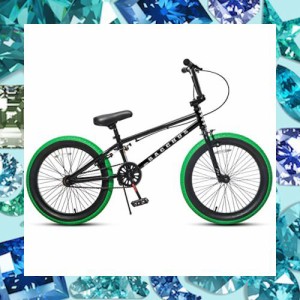 AVASTA Bacchus BMX自転車 20インチ フリースタイルBMXバイク スチール製 子供/初心者/ジュニア練習用 高炭素鋼フレーム アルミニウム合